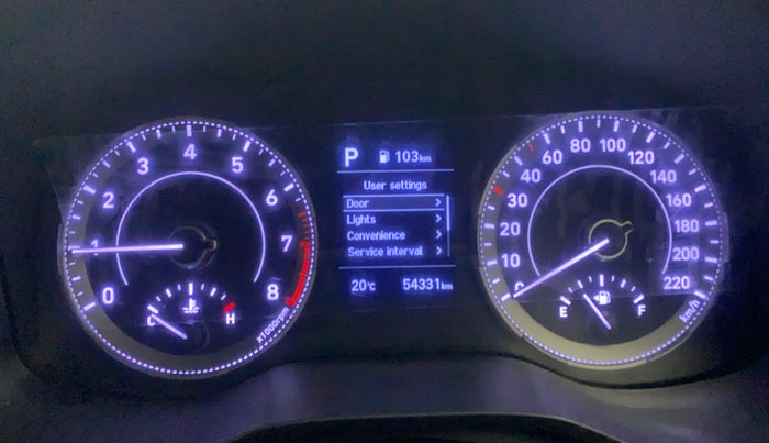 2019 Hyundai VENUE SX PLUS 1.0 TURBO DCT, Petrol, Automatic, 54,331 km, Odometer Image