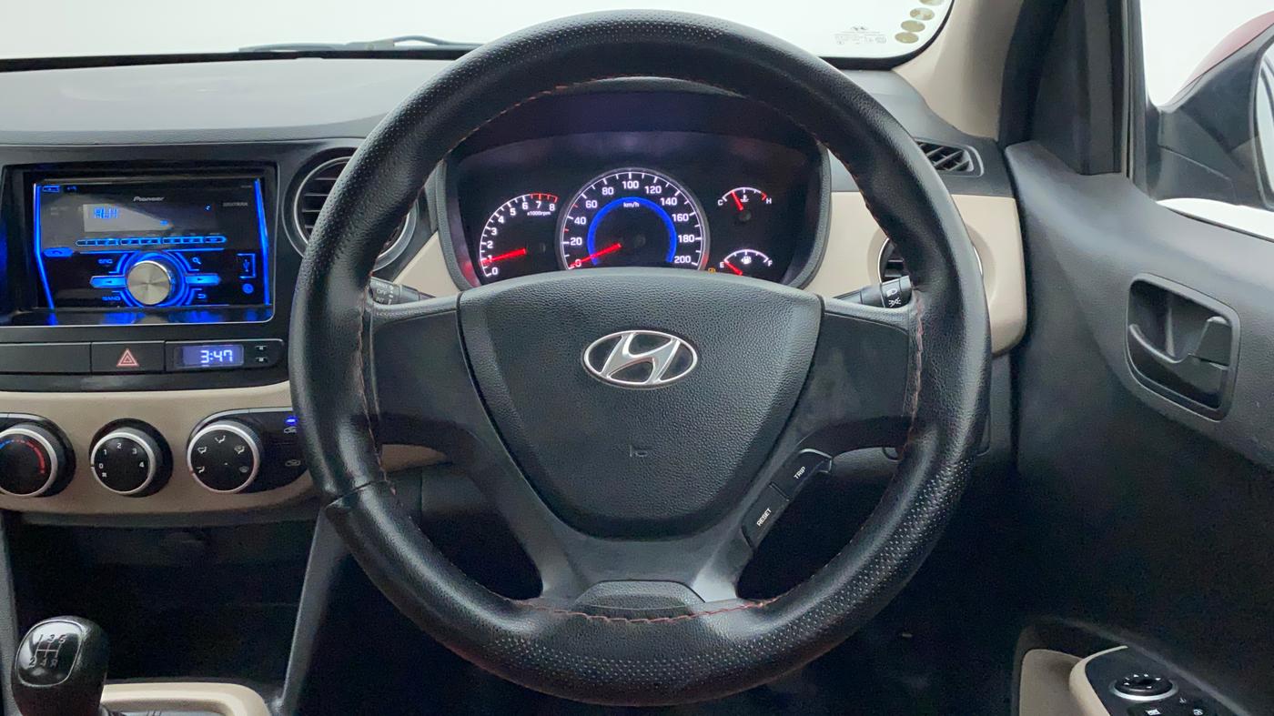 2014 Hyundai Grand i10 MAGNA 1.2 KAPPA VTVT, Petrol, Manual, 94,335 km, Steering Wheel Close Up