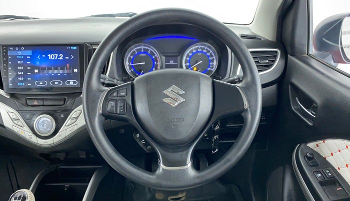 2016 Maruti Baleno DELTA 1.2 K12, Petrol, Manual, 40,743 km, Steering Wheel Close Up