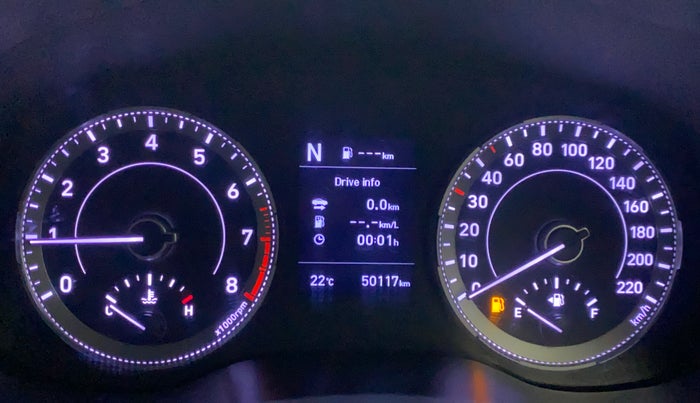 2019 Hyundai VENUE SX PLUS 1.0 TURBO DCT, Petrol, Automatic, 50,117 km, Odometer Image
