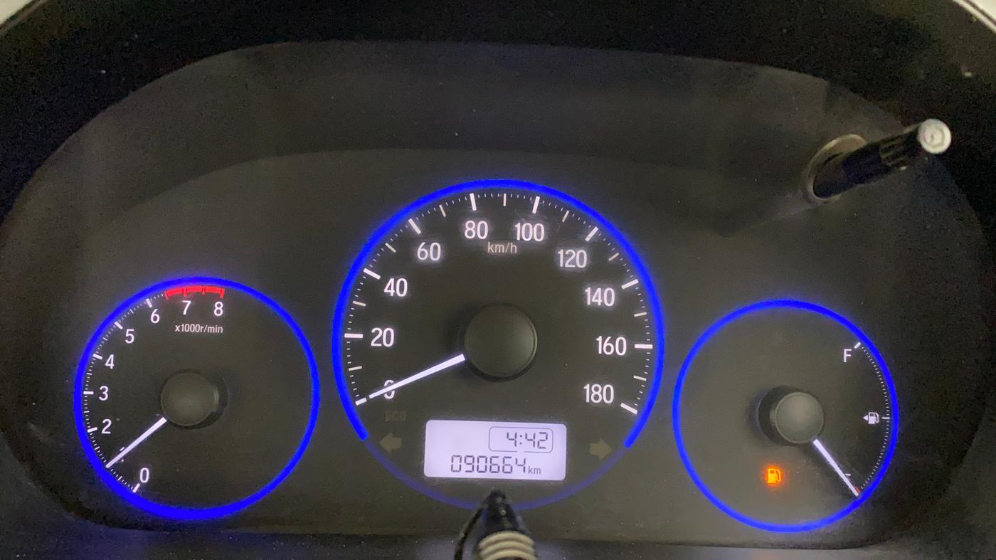 2017 Honda Amaze 1.2L I-VTEC E, CNG, Manual, 90,567 km, Odometer Image