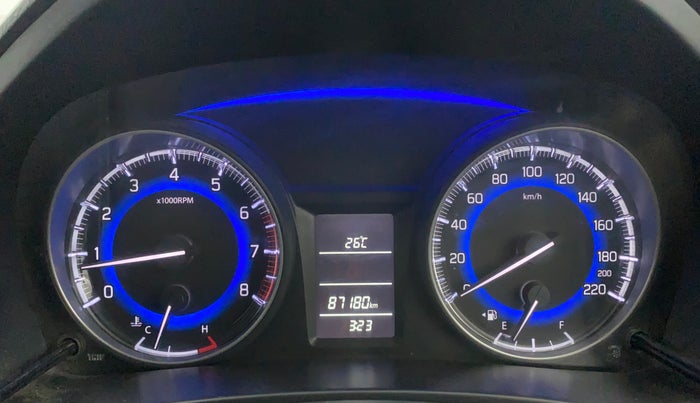 2018 Maruti Baleno DELTA PETROL 1.2, Petrol, Manual, 87,170 km, Odometer Image
