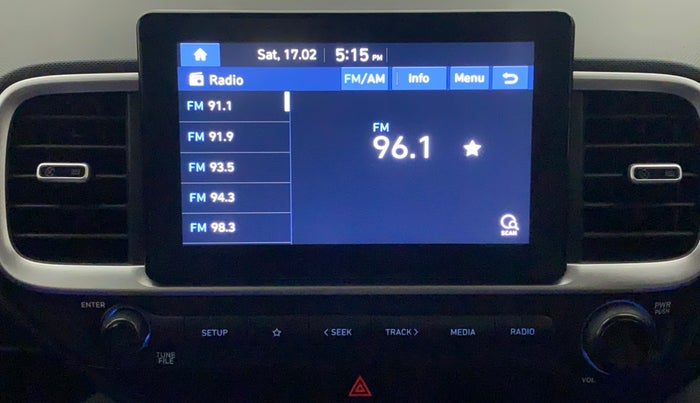 2021 Hyundai VENUE SX 1.0 TURBO IMT, Petrol, Manual, 13,101 km, Infotainment System