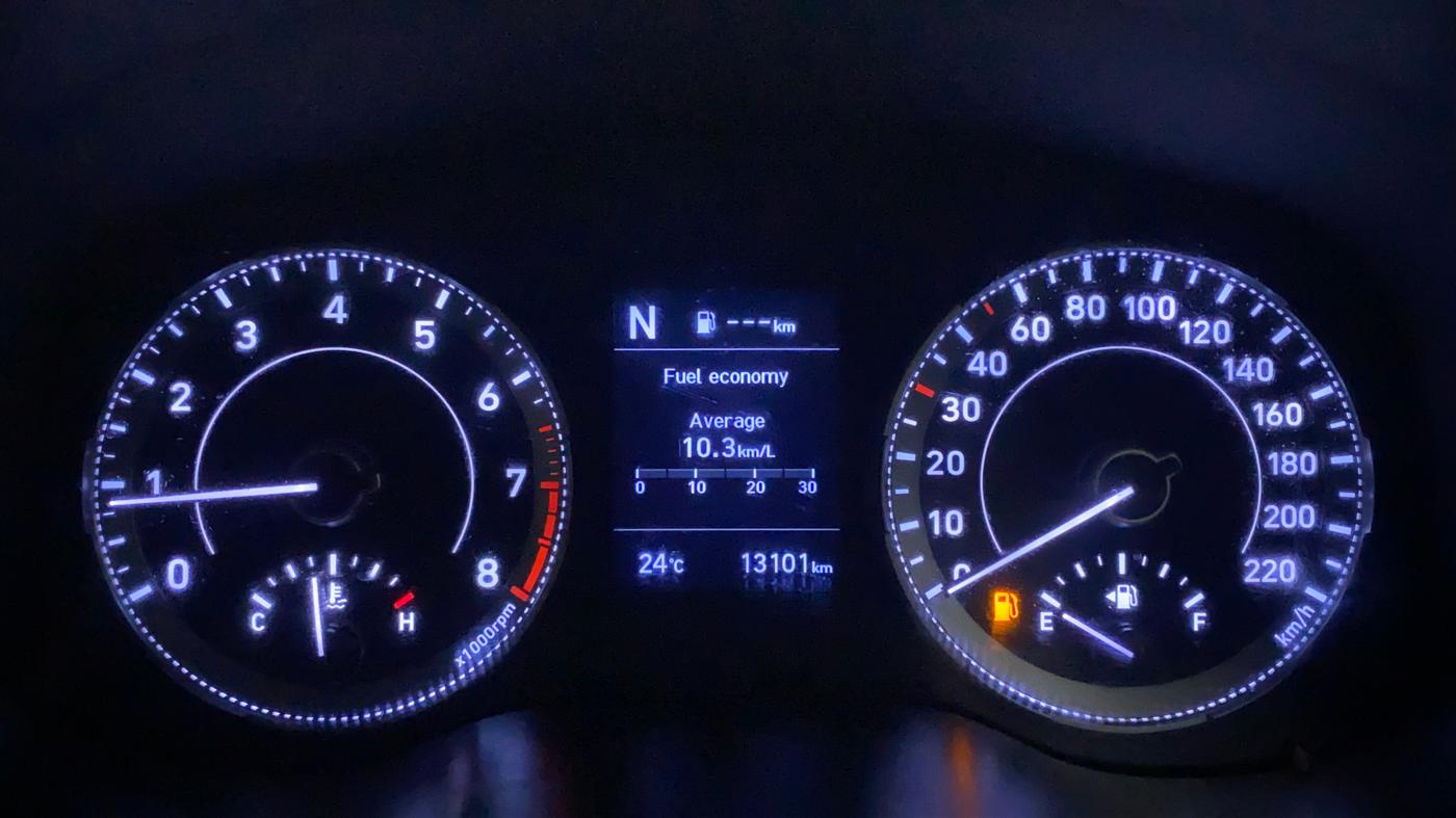 2021 Hyundai VENUE SX 1.0 TURBO IMT, Petrol, Manual, 13,101 km, Odometer Image