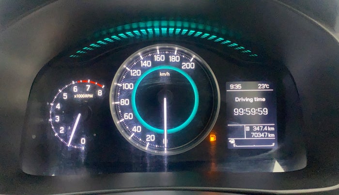 2019 Maruti IGNIS ALPHA 1.2, Petrol, Manual, 70,308 km, Odometer Image