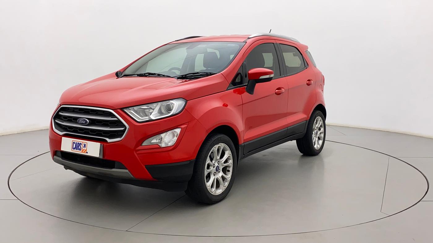 2017 Ford Ecosport TITANIUM + 1.5L PETROL AT, Petrol, Automatic, 50,593 km, Left Front Diagonal