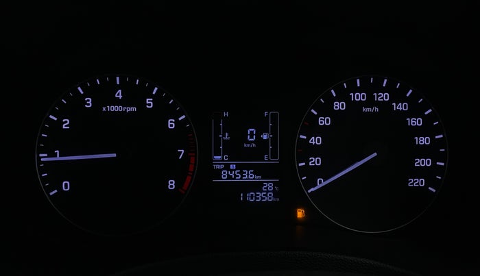 2018 Hyundai Creta SX 1.6 PETROL, Petrol, Manual, 1,10,316 km, Odometer Image