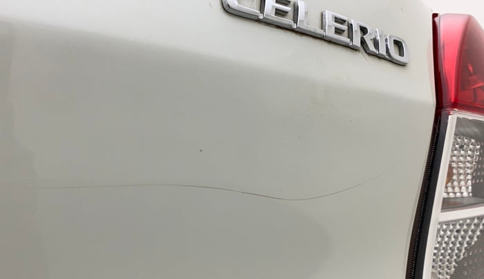 2015 Maruti Celerio VXI AMT, Petrol, Automatic, 36,481 km, Dicky (Boot door) - Minor scratches