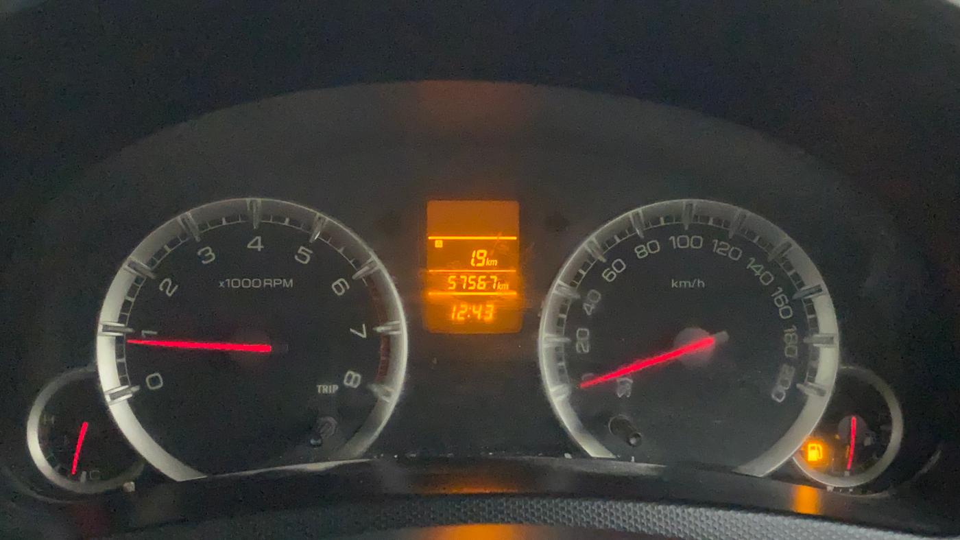 2014 Maruti Swift Dzire VXI, Petrol, Manual, 58,242 km, Odometer Image