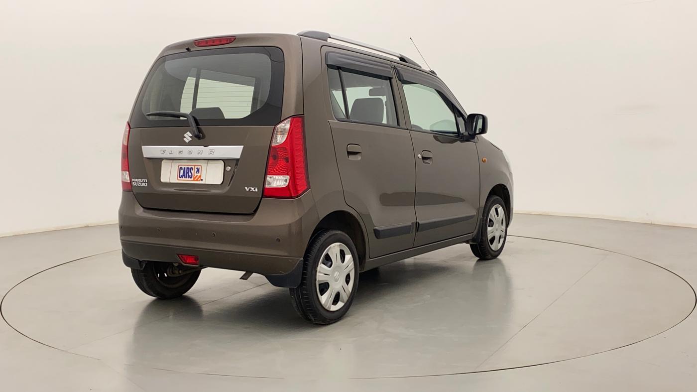 2016 Maruti Wagon R 1.0 VXI OPT, Petrol, Manual, 80,190 km, Right Back Diagonal