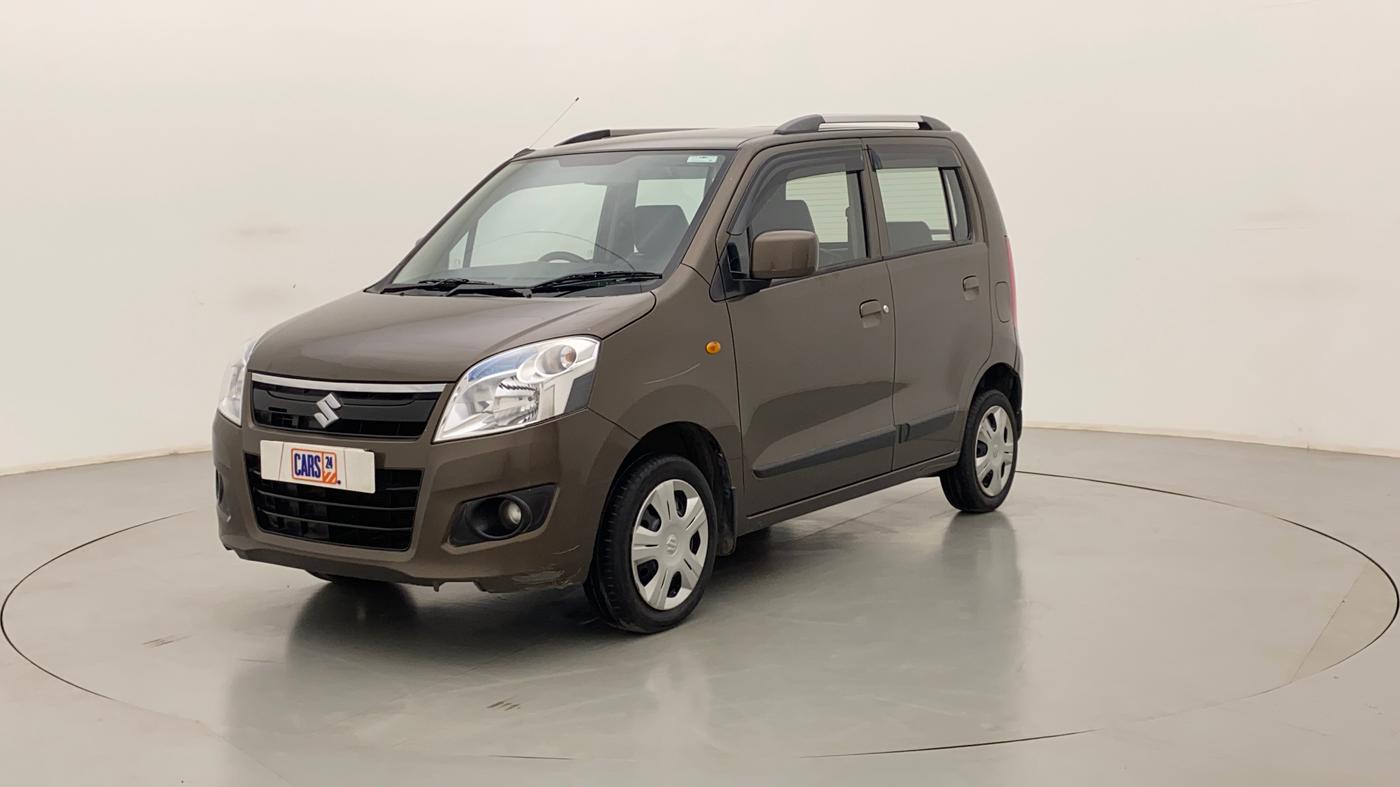 2016 Maruti Wagon R 1.0 VXI OPT, Petrol, Manual, 80,190 km, Left Front Diagonal