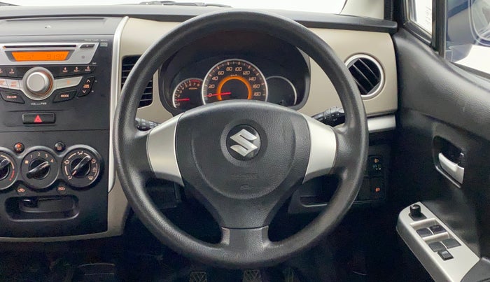 2016 Maruti Wagon R 1.0 VXI OPT, Petrol, Manual, 80,190 km, Steering Wheel Close Up