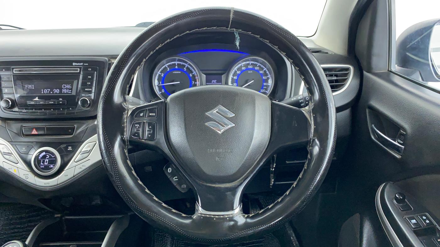 2018 Maruti Baleno DELTA 1.2 K12, Petrol, Manual, 79,821 km, Steering Wheel Close Up