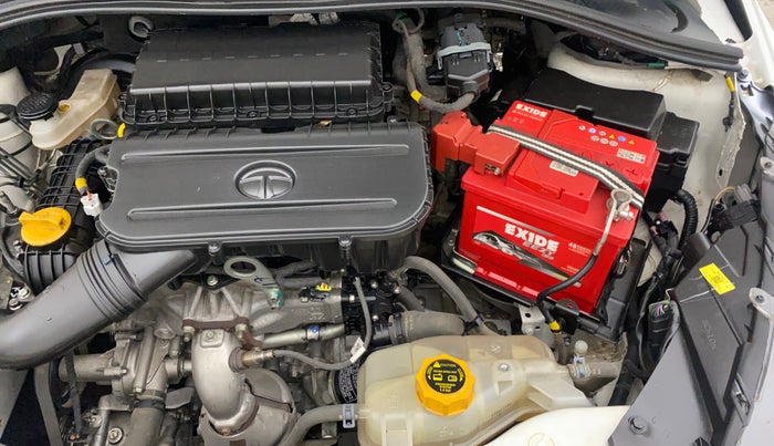 2023 Tata TIGOR XZ PLUS CNG LEATHERETTE PACK, CNG, Manual, 34,246 km, Engine View - Left