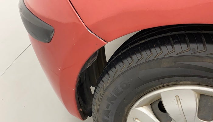 2010 Hyundai i10 MAGNA 1.1, Petrol, Manual, 1,46,275 km, Left fender - Lining loose