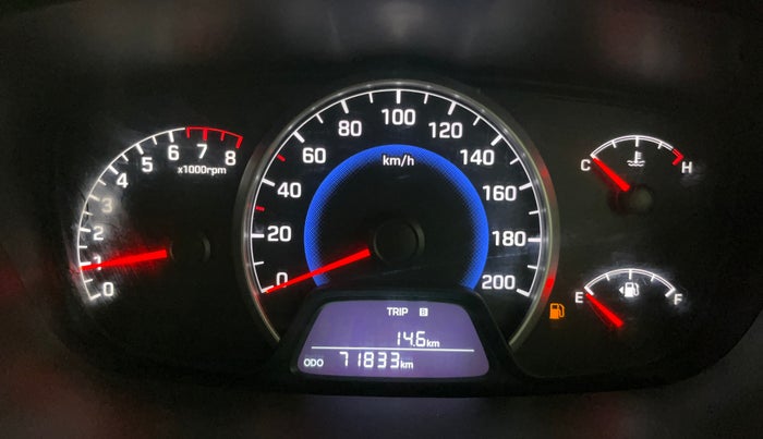 2014 Hyundai Grand i10 SPORTZ 1.2 KAPPA VTVT, Petrol, Manual, 71,824 km, Odometer Image