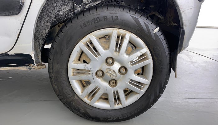 2013 Hyundai Santro Xing GLS, CNG, Manual, 81,527 km, Left Rear Wheel