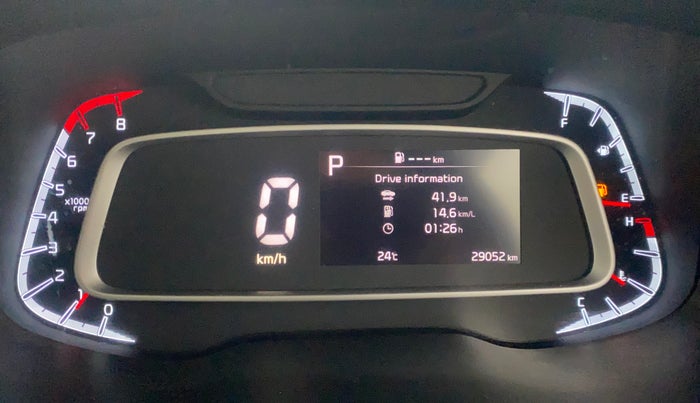 2022 KIA SONET HTX 1.0 DCT, Petrol, Automatic, 29,010 km, Odometer Image