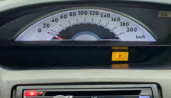 2011 Toyota Etios G, Petrol, Manual, 88,605 km, Odometer Image