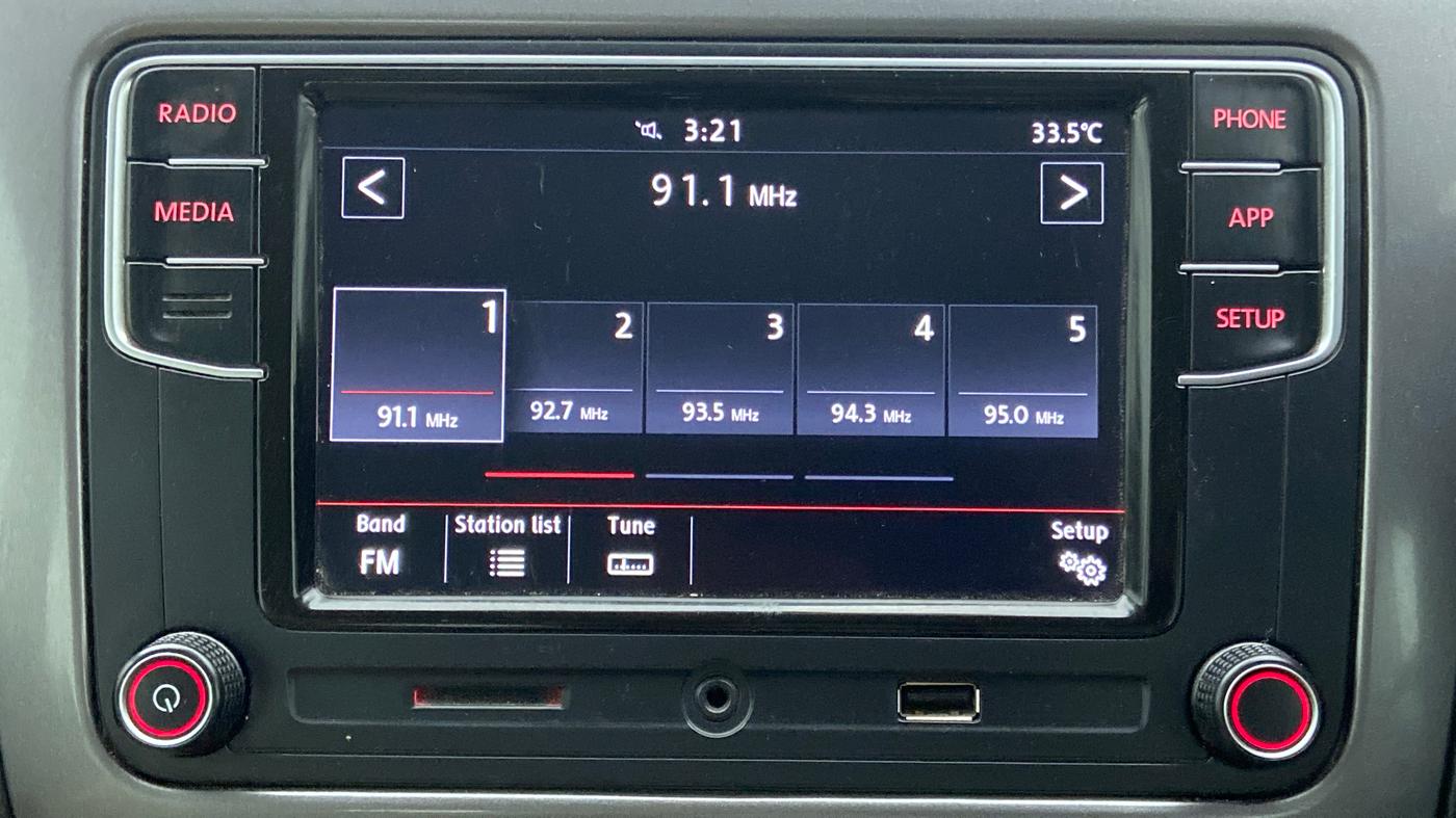 2021 Volkswagen Polo HIGHLINE PLUS 1.0L TSI AT, Petrol, Automatic, 55,053 km, Infotainment System