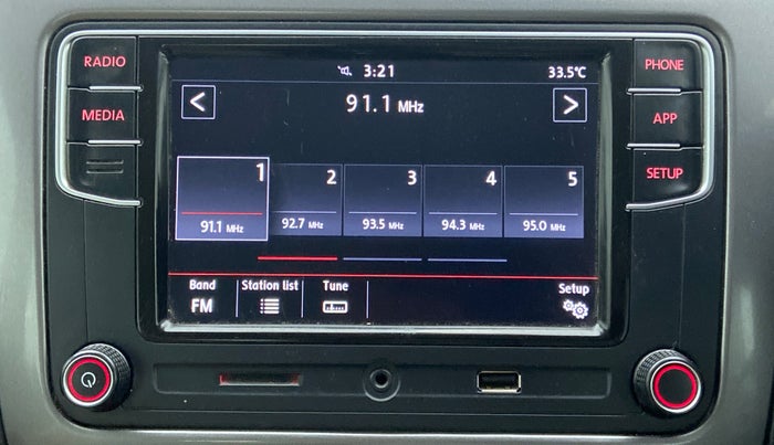 2021 Volkswagen Polo HIGHLINE PLUS 1.0L TSI AT, Petrol, Automatic, 55,053 km, Infotainment System