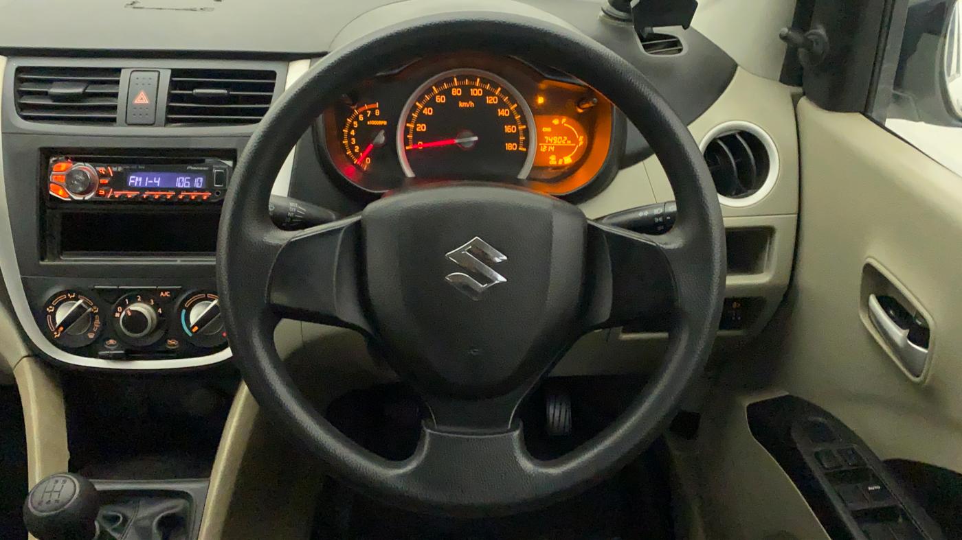 2014 Maruti Celerio VXI CNG, CNG, Manual, 74,958 km, Steering Wheel Close Up