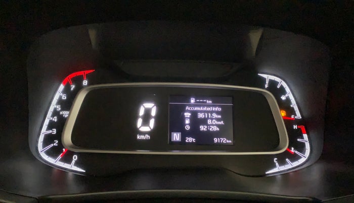 2021 KIA SONET HTX 1.0 IMT, Petrol, Manual, 9,222 km, Odometer Image