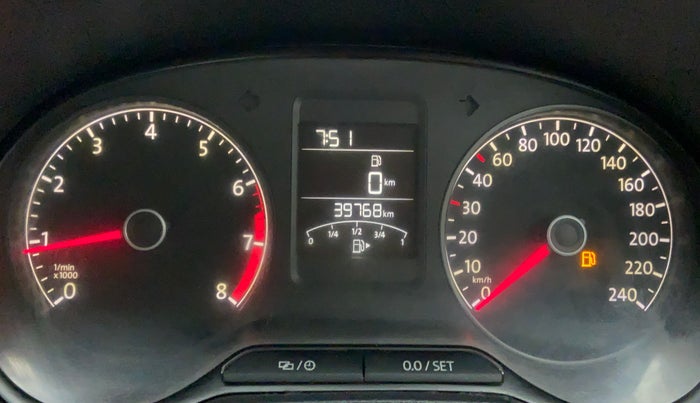 2017 Volkswagen Polo COMFORTLINE 1.2L PETROL, Petrol, Manual, 39,927 km, Odometer Image