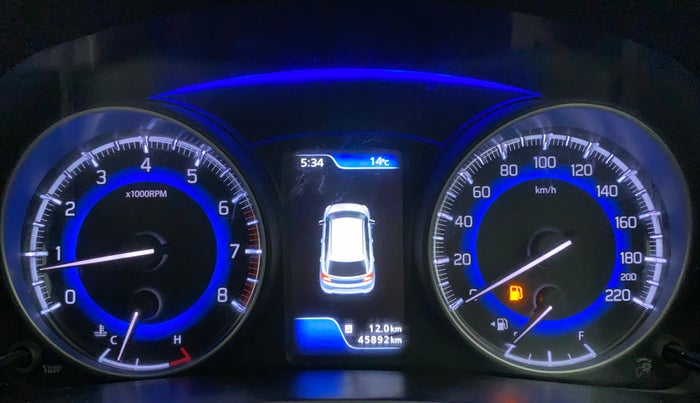 2016 Maruti Baleno ALPHA PETROL 1.2, Petrol, Manual, 46,009 km, Odometer Image