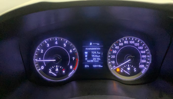 2019 Hyundai VENUE SX 1.0 (O) TURBO, Petrol, Manual, 1,20,117 km, Odometer Image