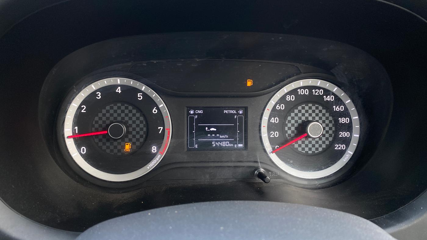 2022 Hyundai AURA S 1.2 CNG, CNG, Manual, 54,239 km, Odometer Image