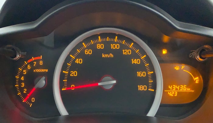 2019 Maruti Celerio ZXI OPT, Petrol, Manual, 43,697 km, Odometer Image