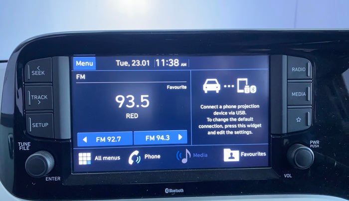 2021 Hyundai GRAND I10 NIOS SPORTZ 1.2 KAPPA VTVT, Petrol, Manual, 6,255 km, Infotainment System