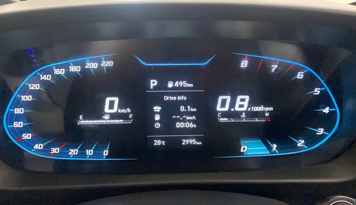 2025 Hyundai NEW I20 Sportz (O) 1.2 IVT, Petrol, Automatic, 2,954 km, Odometer Image