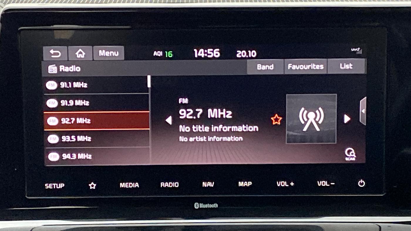 2019 KIA SELTOS GTX 1.4 GDI PETROL, Petrol, Manual, 18,688 km, Infotainment System