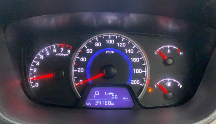 2016 Hyundai Grand i10 ASTA AT 1.2 KAPPA VTVT, Petrol, Automatic, 34,735 km, Odometer Image