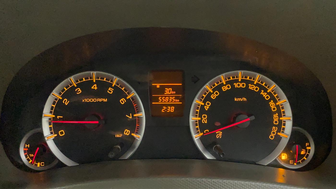 2013 Maruti Ertiga VXI, Petrol, Manual, 55,891 km, Odometer Image