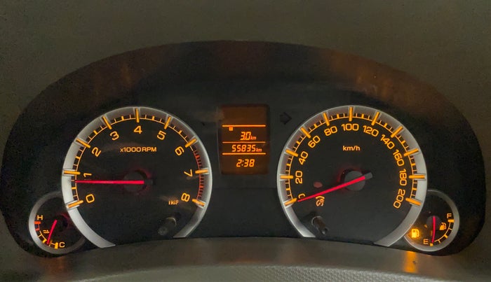 2013 Maruti Ertiga VXI, Petrol, Manual, 55,891 km, Odometer Image