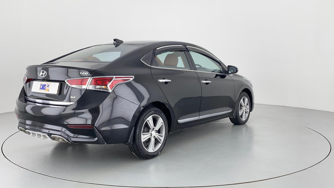 2018 Hyundai Verna 1.6 SX (O) CRDI MT, Diesel, Manual, 48,791 km, Right Back Diagonal