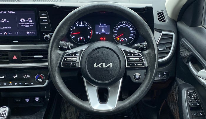 2022 KIA SELTOS HTK PLUS 1.5 IMT, Petrol, Manual, 27,272 km, Steering Wheel Close Up