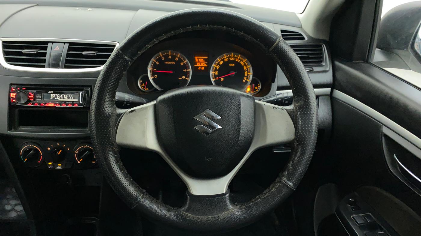 2015 Maruti Swift VXI, Petrol, Manual, 89,183 km, Steering Wheel Close Up