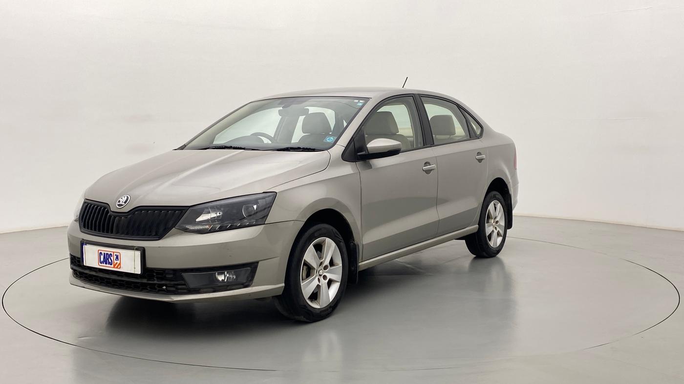 2017 Skoda Rapid STYLE 1.6 MPI MT, Petrol, Manual, 31,662 km, Left Front Diagonal