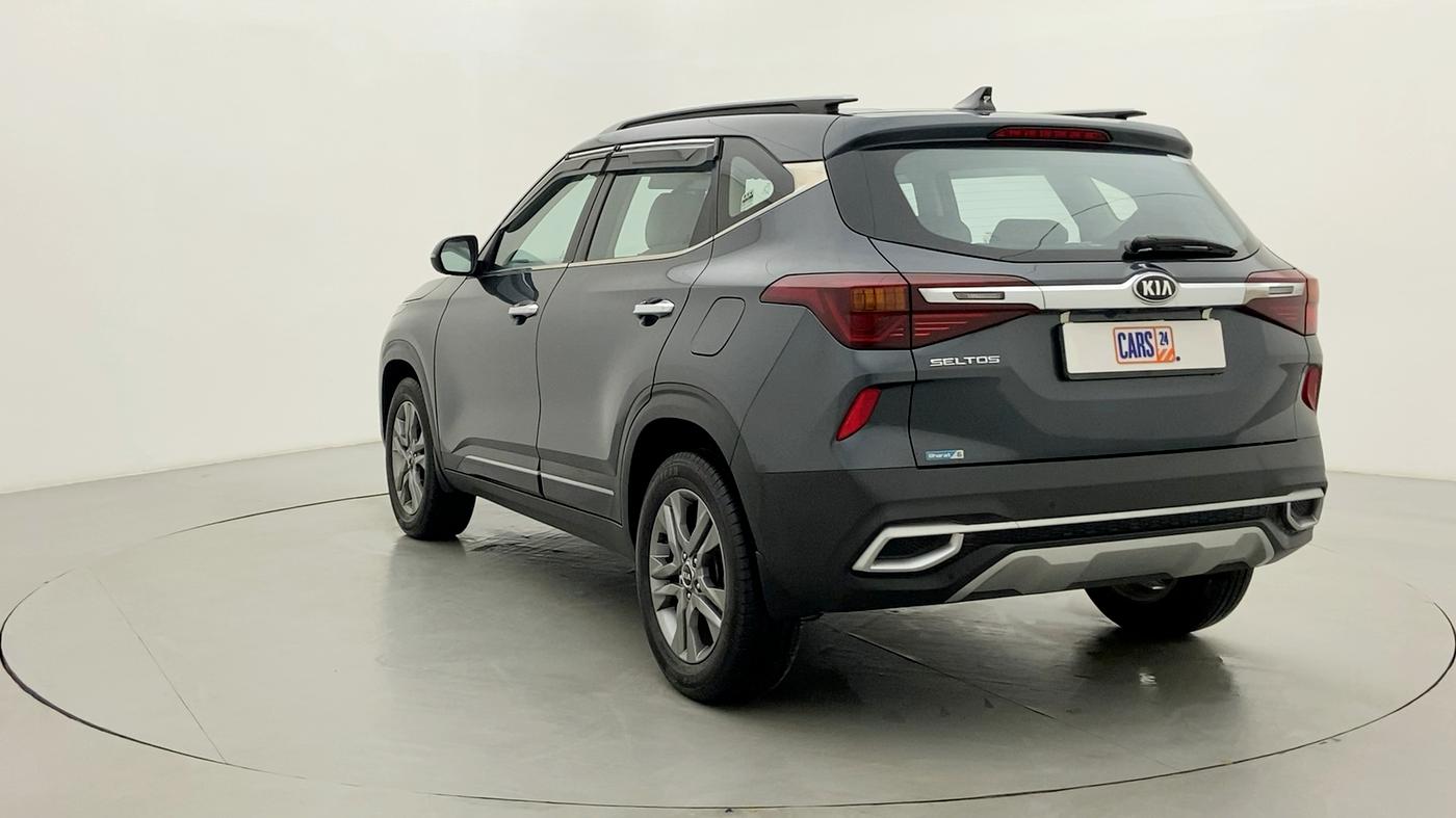 2019 KIA SELTOS HTX 1.5 PETROL MT, Petrol, Manual, 19,207 km, Left Back Diagonal