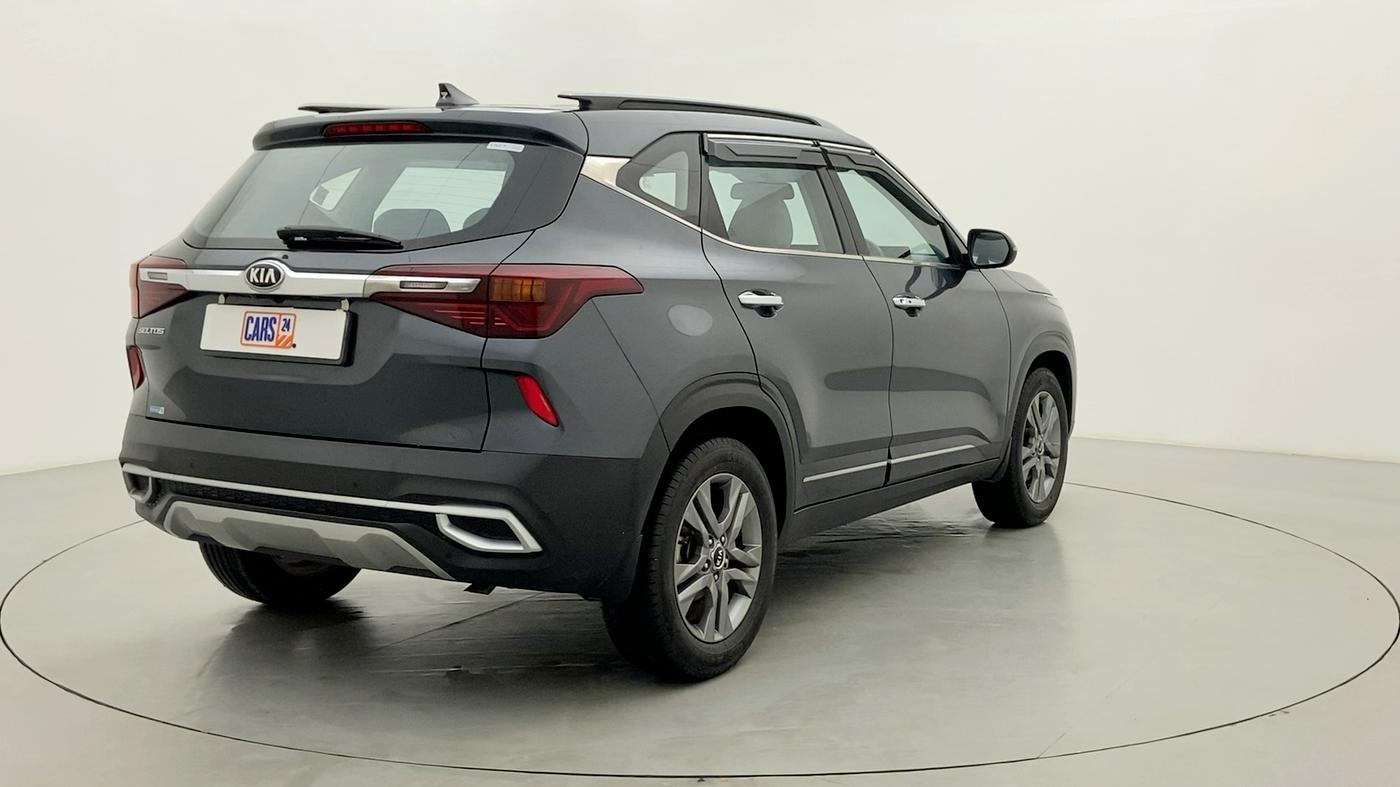 2019 KIA SELTOS HTX 1.5 PETROL MT, Petrol, Manual, 19,207 km, Right Back Diagonal