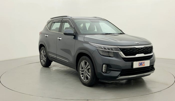 2019 KIA SELTOS HTX 1.5 PETROL MT, Petrol, Manual, 19,207 km, Right Front Diagonal