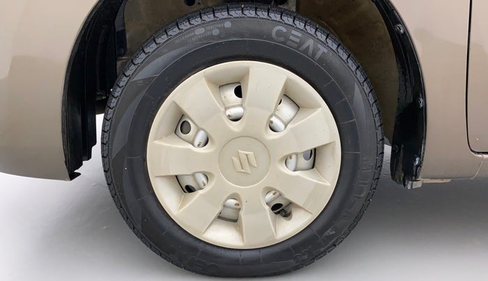 2013 Maruti Wagon R 1.0 LXI, Petrol, Manual, 48,403 km, Left Front Wheel