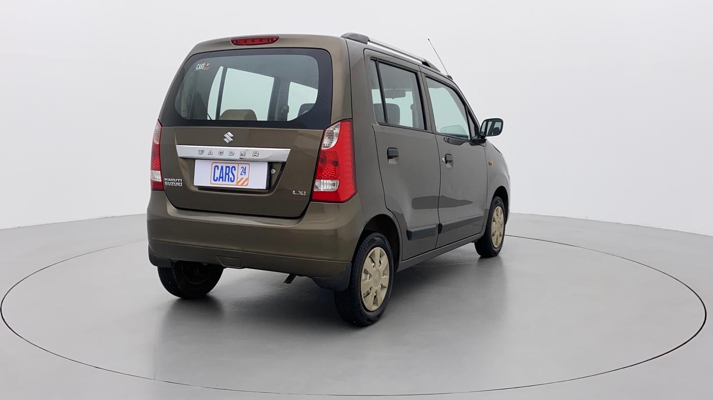 2013 Maruti Wagon R 1.0 LXI, Petrol, Manual, 48,403 km, Right Back Diagonal