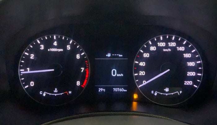 2019 Hyundai Creta SX (O) EXECUTIVE 1.6 PETROL, Petrol, Manual, 70,760 km, Odometer Image