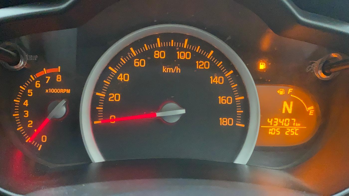 2018 Maruti Celerio ZXI AMT (O), Petrol, Automatic, 43,307 km, Odometer Image