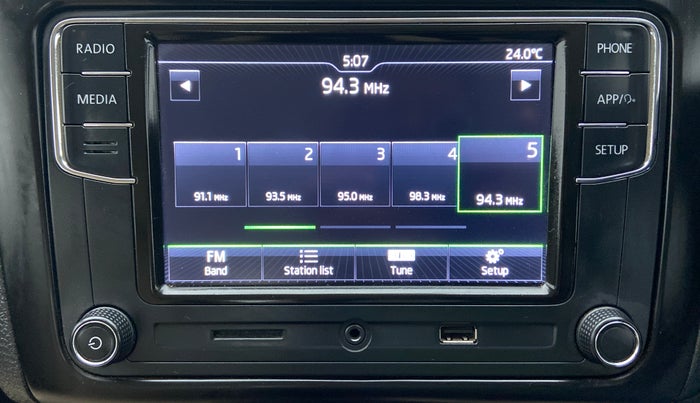 2020 Skoda Rapid 1.0 AMBITION TSI MT, Petrol, Manual, 8,005 km, Infotainment System